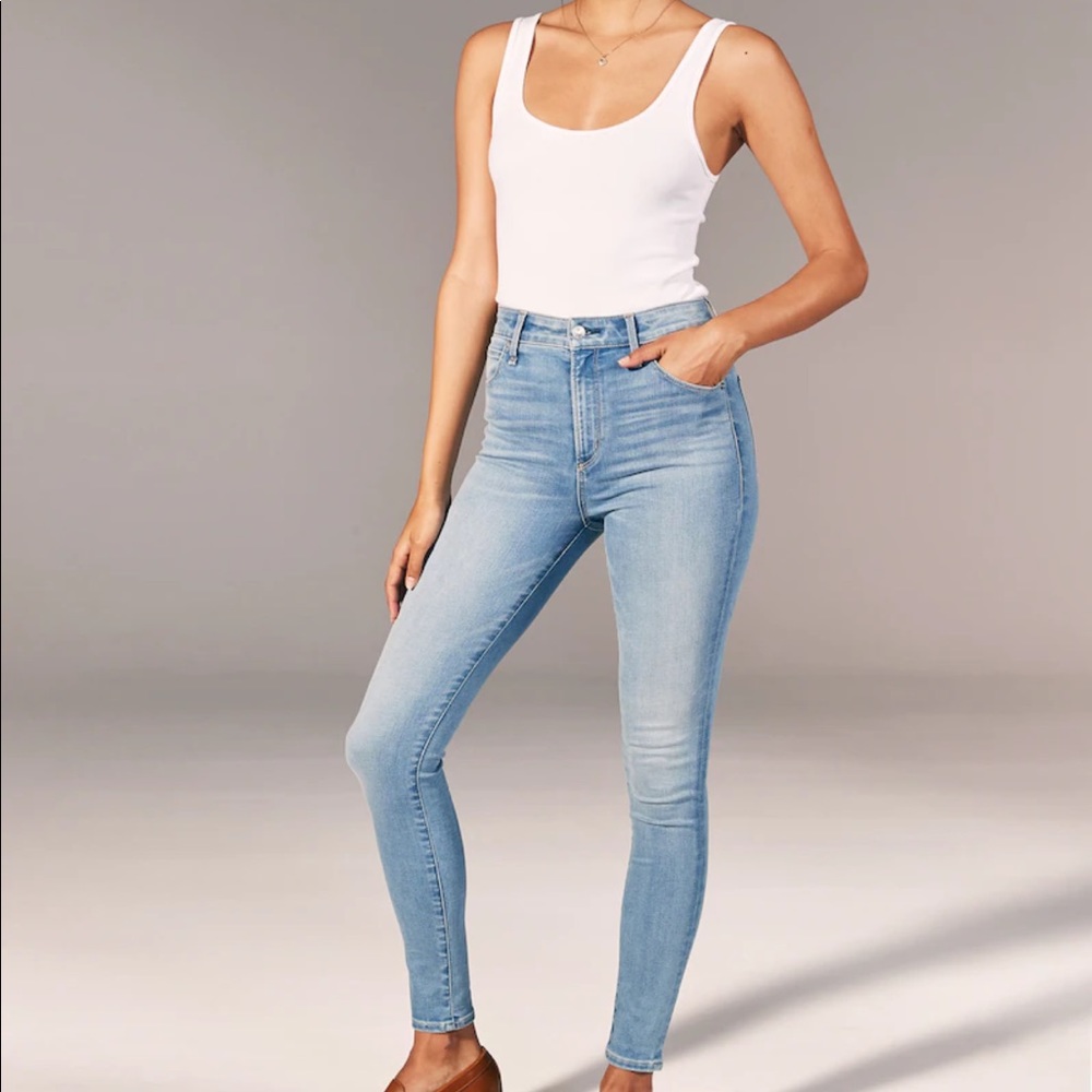 AF super high rise skinny jeans!